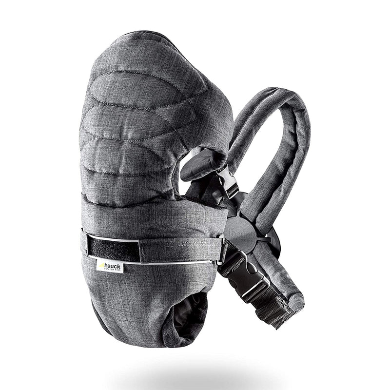 Hauck 2 Way Carrier Baby Carrier Melange Charcoal Birth+ to 9M