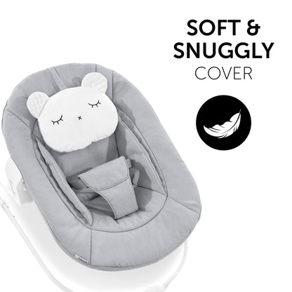 Hauck Alpha Bouncer 2in1 Rocker & Bouncer Light Grey Birth+ to 6 months