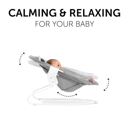 Hauck Alpha Bouncer 2in1 Rocker & Bouncer Light Grey Birth+ to 6 months