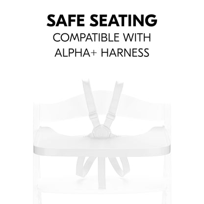 Hauck Alpha Wooden Tray T&G Accessories White 6M to 36M