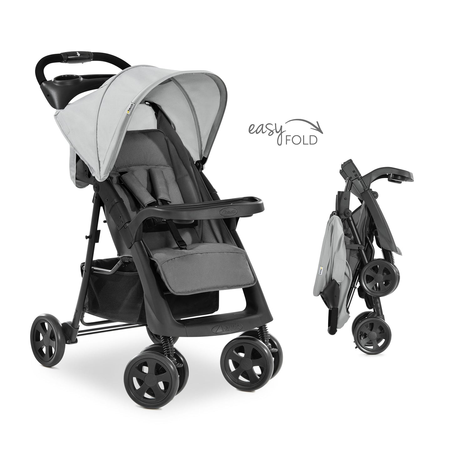 Hauck Grey Shopper Neo Stroller Birth+ to 48months