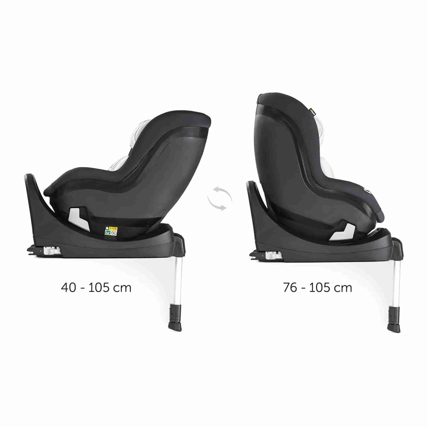 Hauck iPro Kids Car seat Caviar Birth+ to 48M