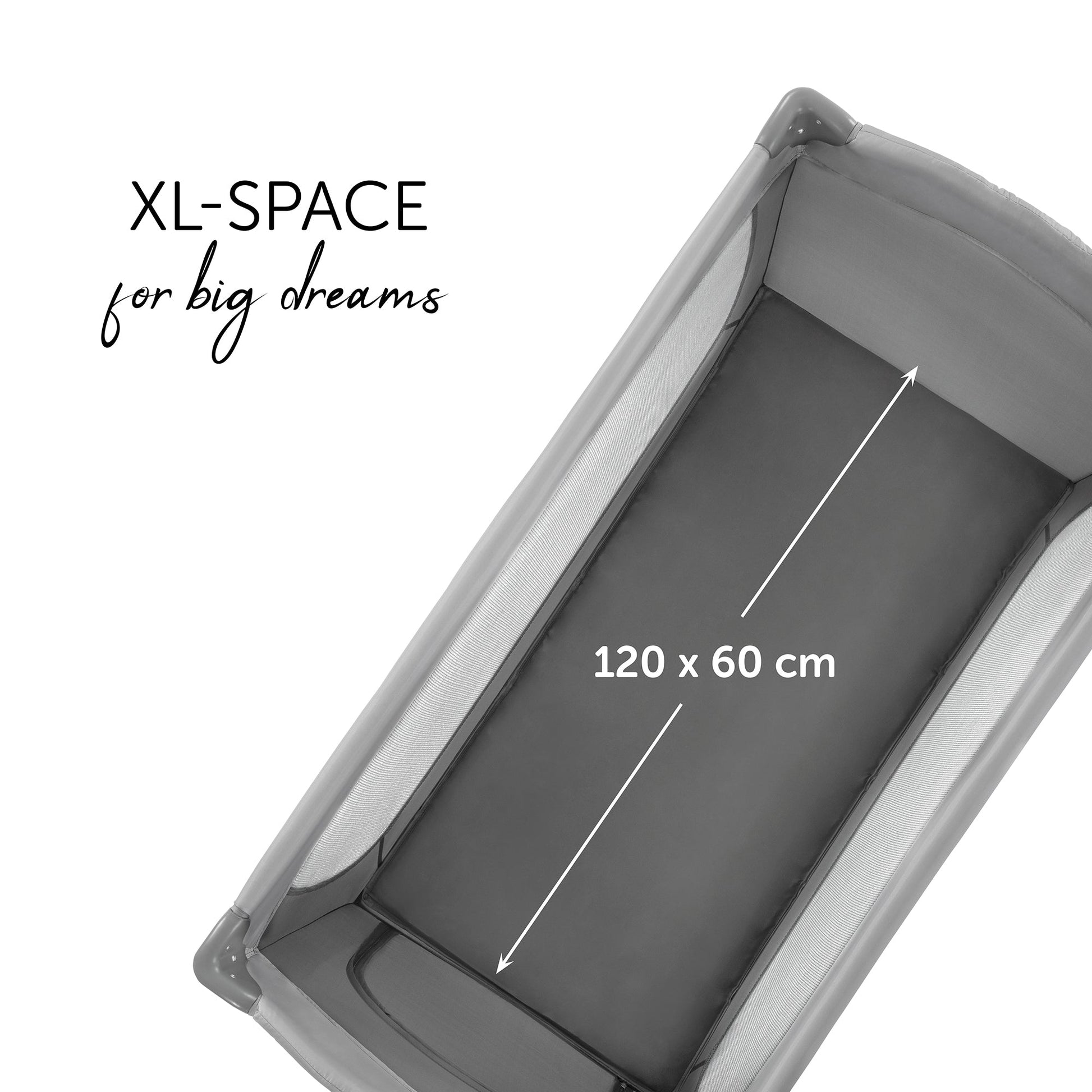 Hauck Sleep N Play Go Plus Playard Grey Birth+ to 36M