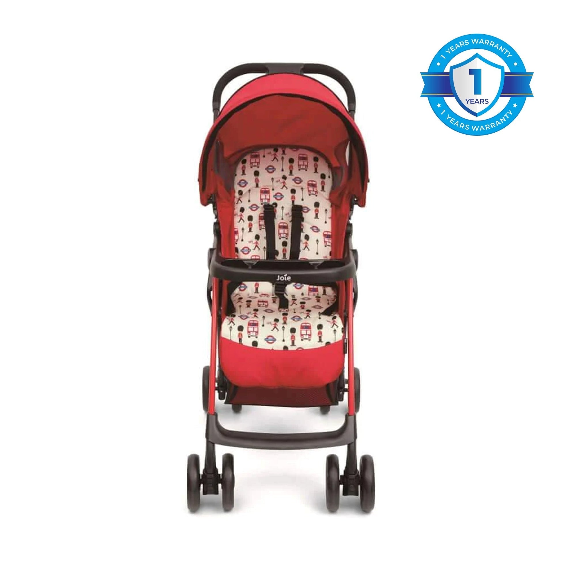 Joie Aire Lite Stroller - Fashion Soldier Red - Birth+ to 36months