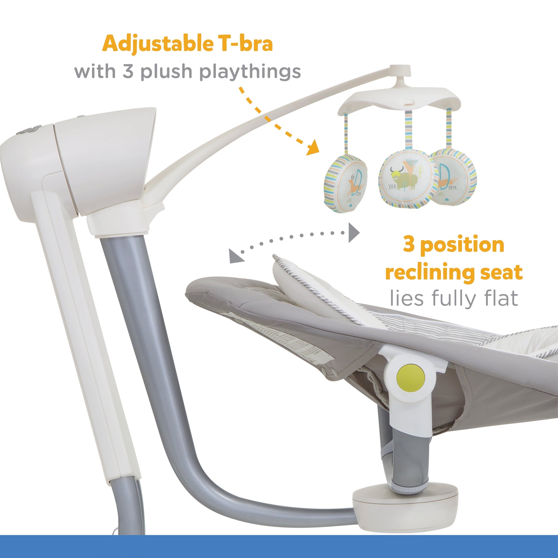 Joie Serina Swivel Swing || Natures Alphabet || Birth+ to 9months