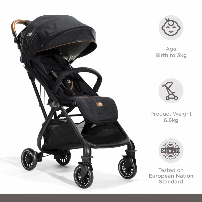 Joie Tourist Signature Stroller-Birth to 36 Months(Eclipse) || Distress Box - Distressed