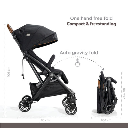 Joie Tourist Signature Stroller-Birth to 36 Months(Eclipse) || Distress Box - Distressed