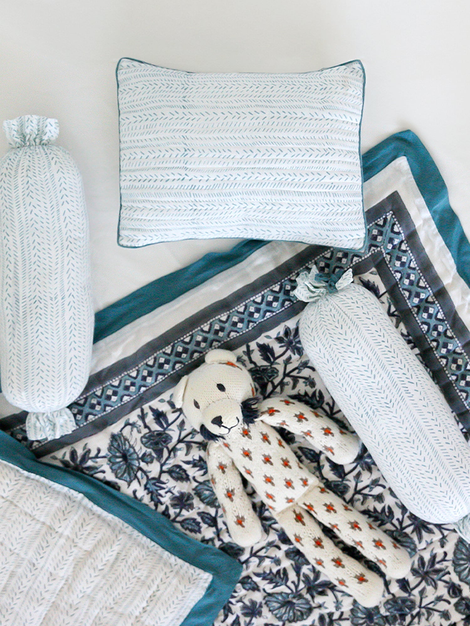 Malabar Baby Provence Blue Cotton Quilt