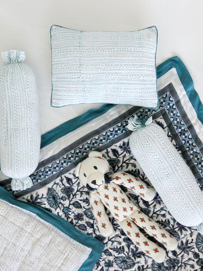 Malabar Baby Provence Blue Cotton Quilt