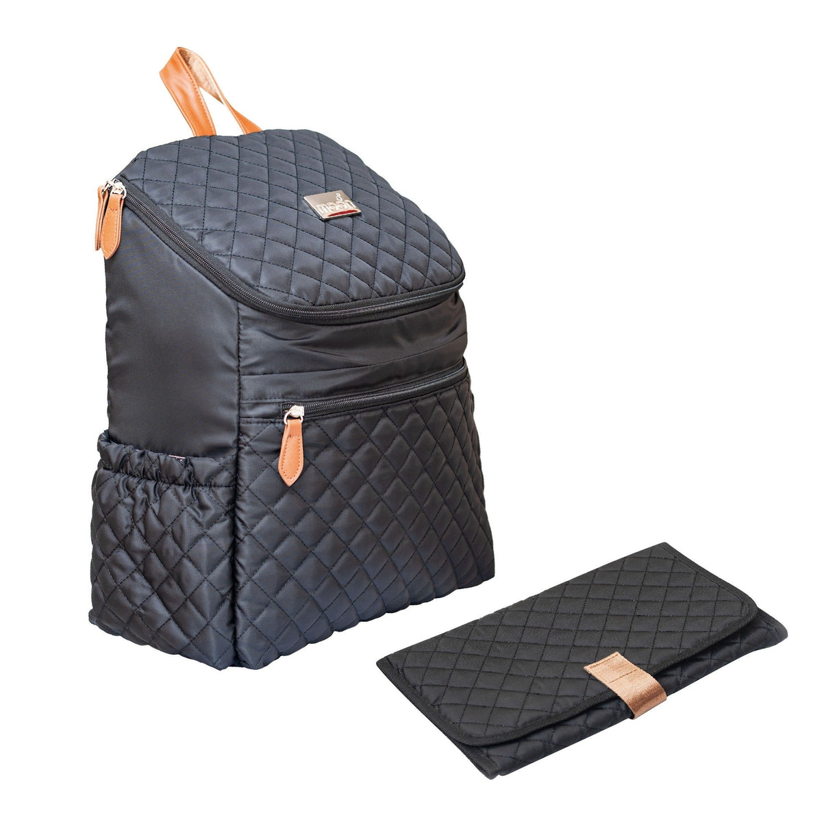 Moon Avena Diaper Bags Dark Grey Birth to Adult - Open Box MNNDBMT02-1