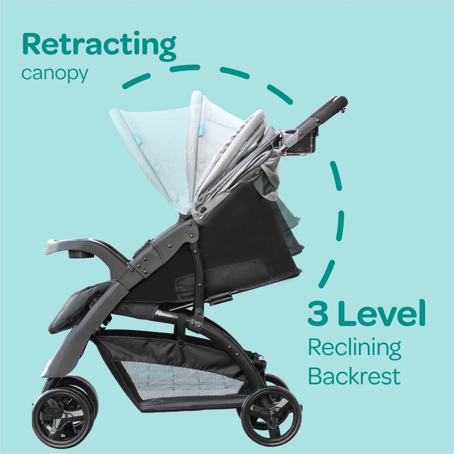 Moon Aria Stroller Birth to 15 kg