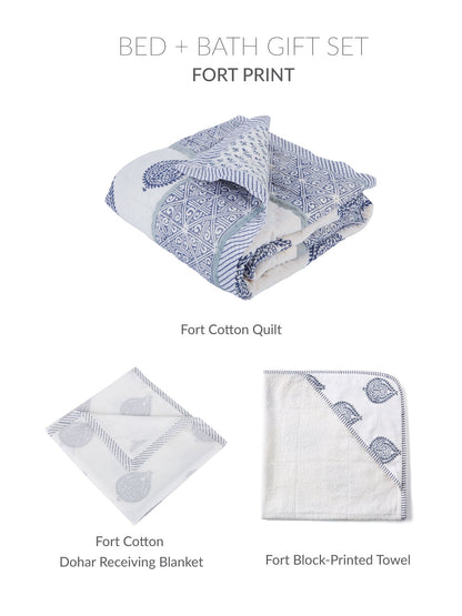 Malabar Baby Going Home Newborn Bed + Bath Gift Set