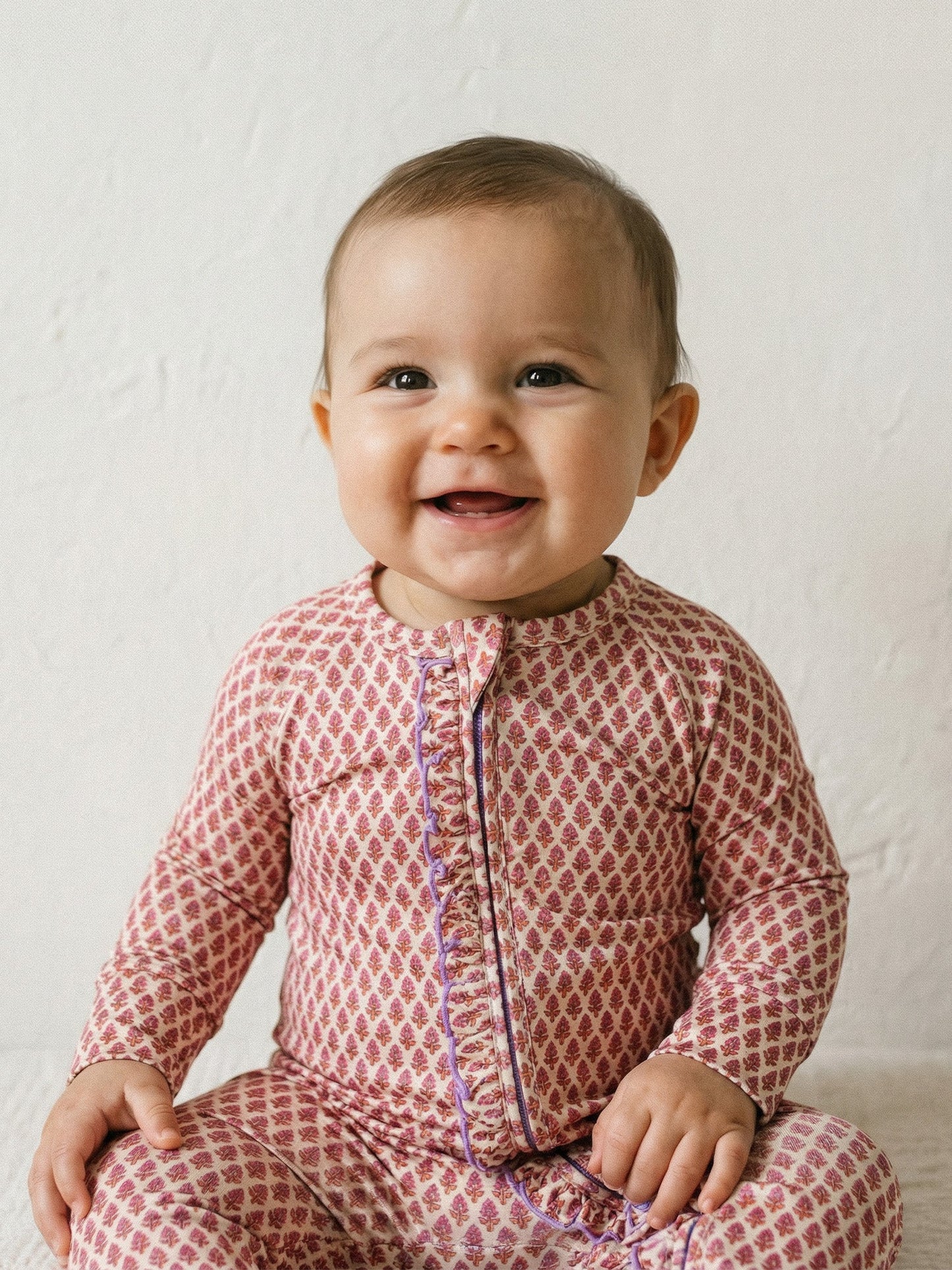 Malabar Baby BABY TENCEL™ ROMPER - Bedtime Rituals LUXE Collection