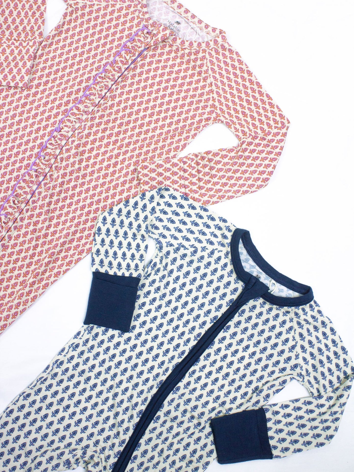 Malabar Baby BABY TENCEL™ ROMPER - Bedtime Rituals LUXE Collection
