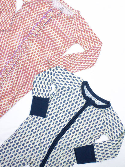 Malabar Baby BABY TENCEL™ ROMPER - Bedtime Rituals LUXE Collection