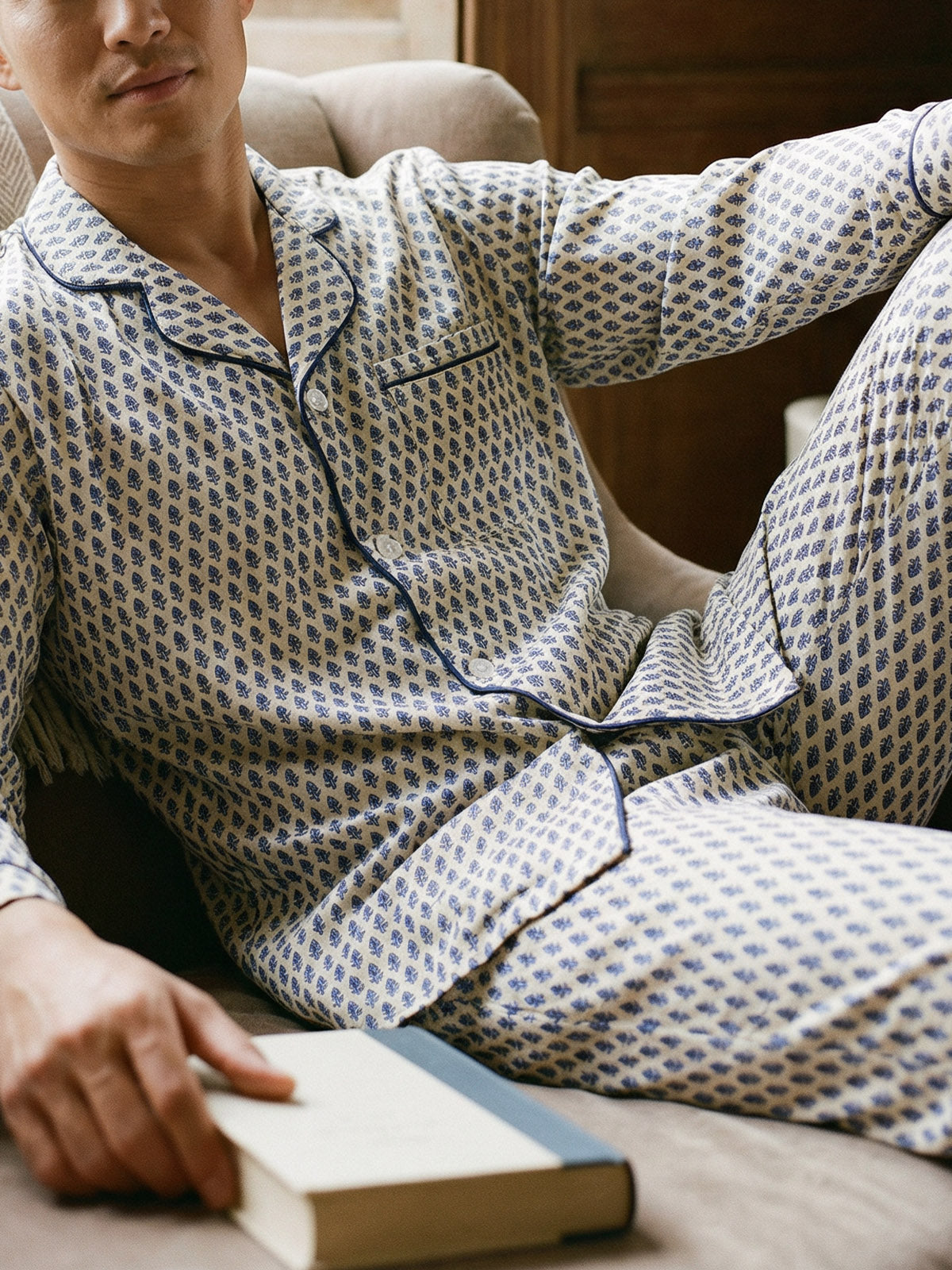 Malabar Baby Men’s TENCEL™ PJ Set - Bedtime Rituals LUXE Collection