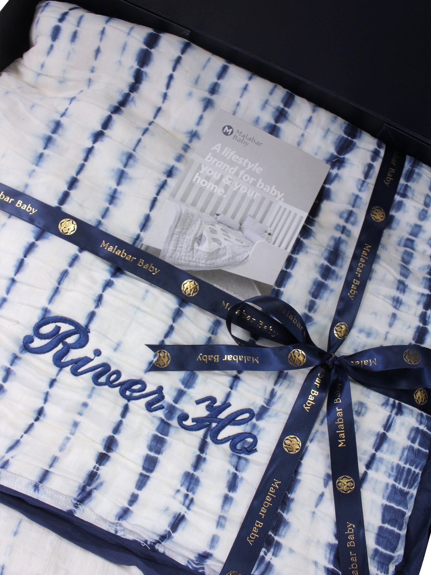 Malabar Baby Kyoto Blue Baby Quilt