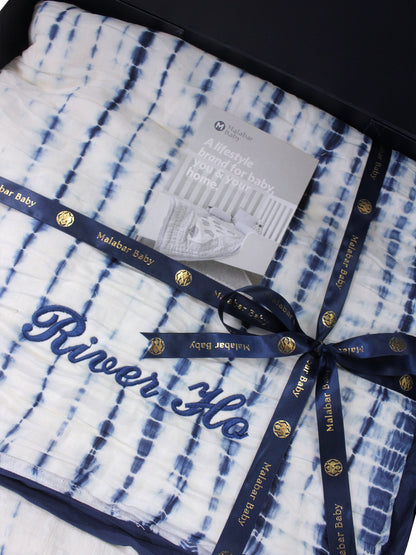 Malabar Baby Kyoto Blue Baby Quilt