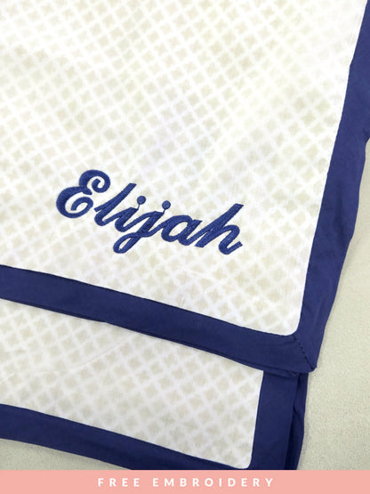 Malabar Baby Seminyak Blue Cotton Dohar