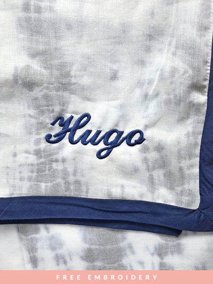 Malabar Baby Kyoto Blue Cotton Dohar