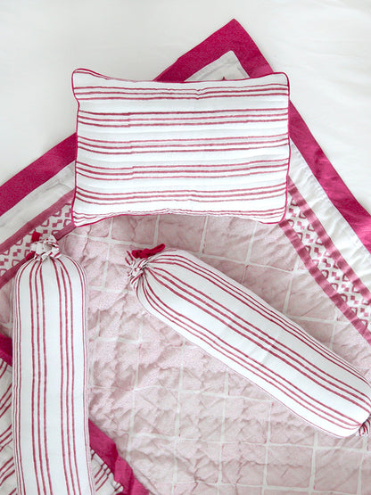 Malabar Baby Cairo Pink Baby Quilt