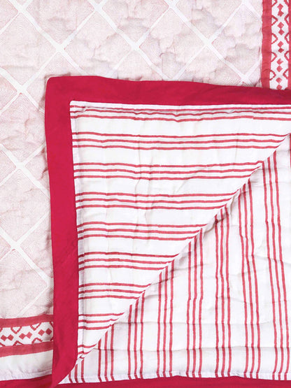 Malabar Baby Cairo Pink Baby Quilt