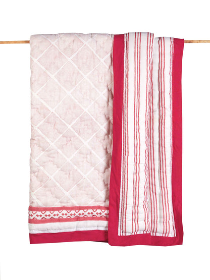 Malabar Baby Cairo Pink Baby Quilt
