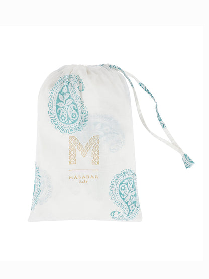 Malabar Baby Teal Paisley Fitted Crib Sheet