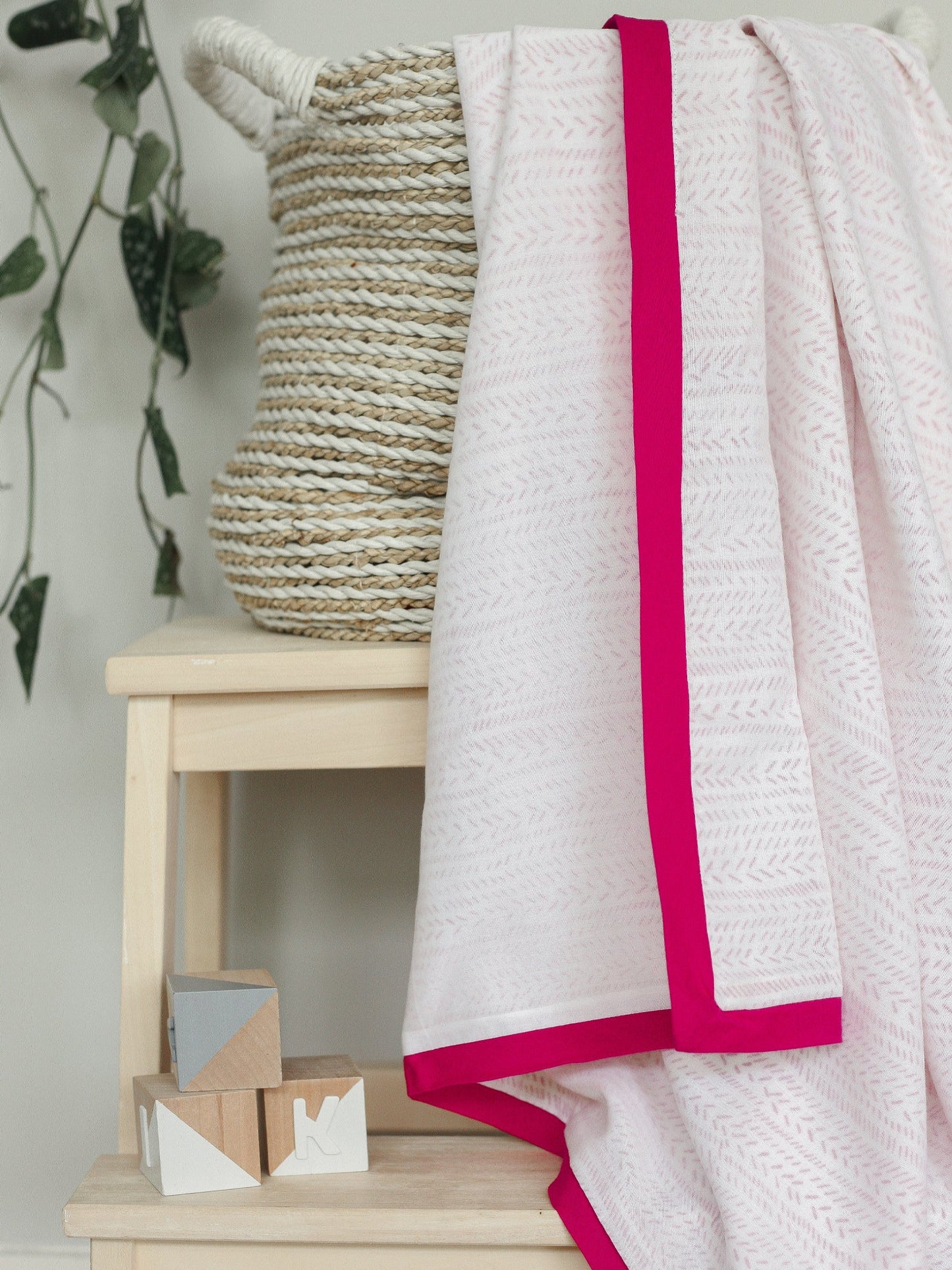 Malabar Baby Provence Pink Cotton Dohar