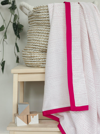 Malabar Baby Provence Pink Cotton Dohar