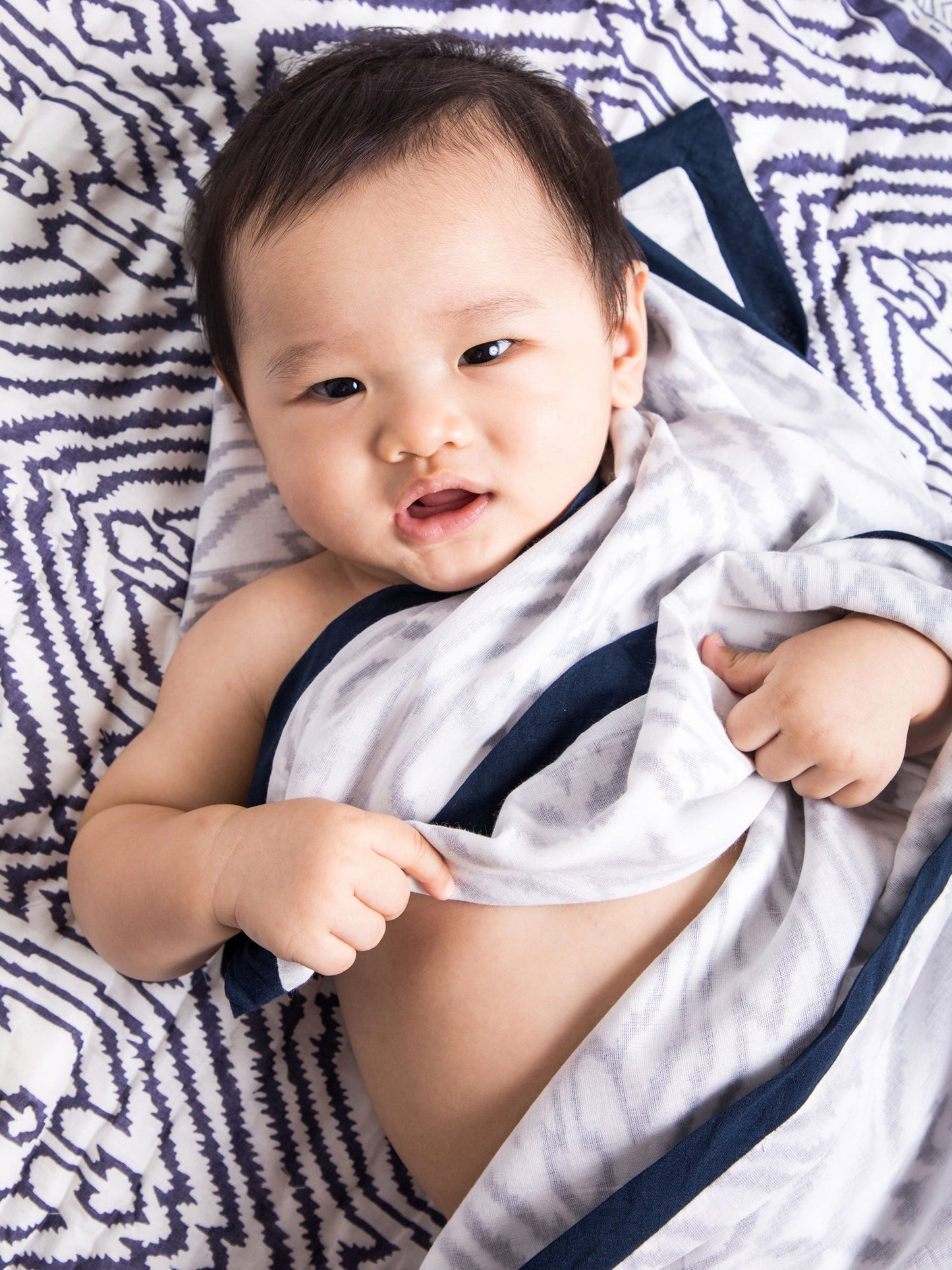 Malabar Baby Southside Blue Cotton Dohar