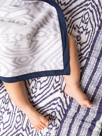 Malabar Baby Southside Blue Cotton Dohar