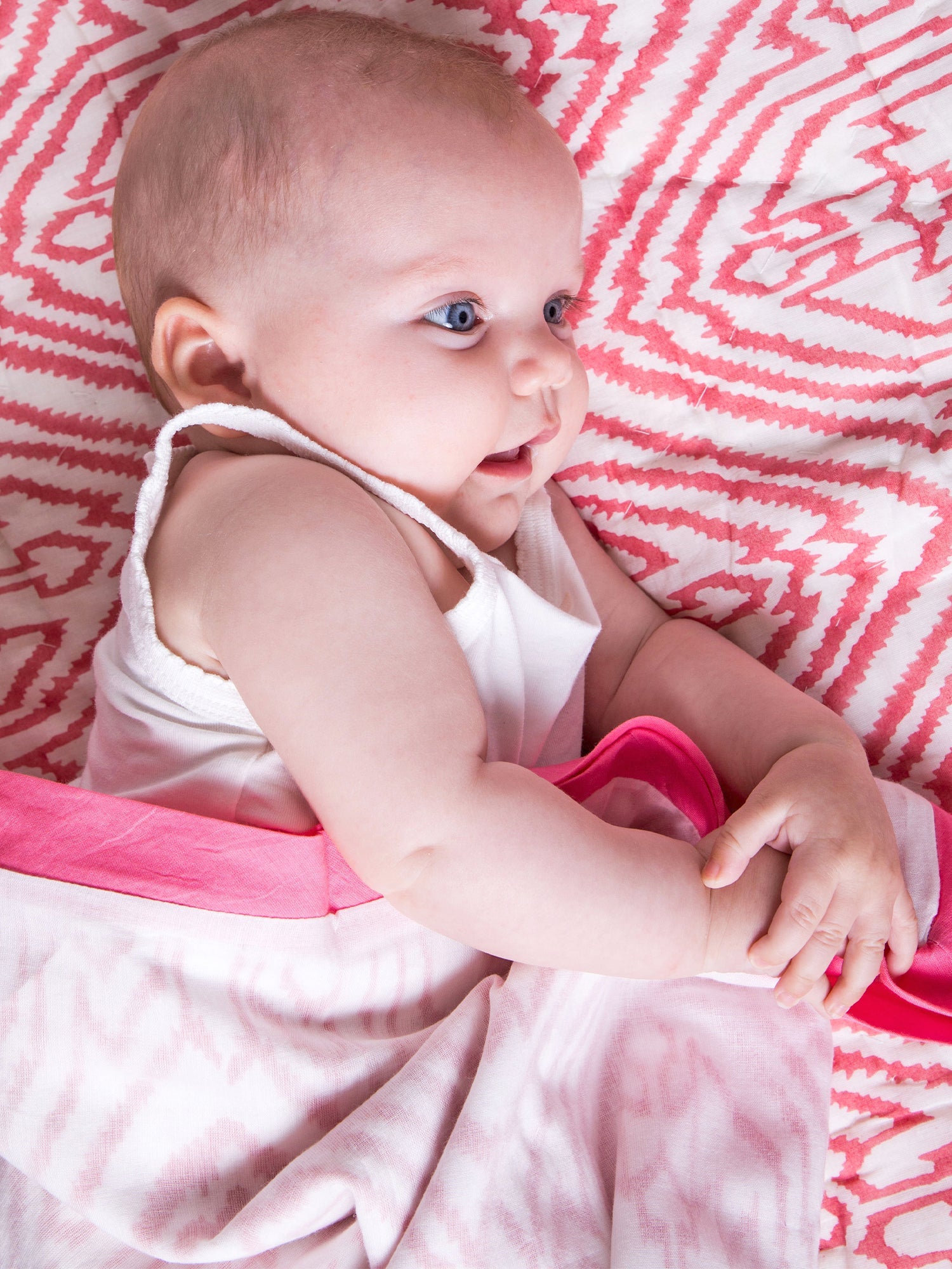 Malabar Baby Southside Pink Cotton Dohar