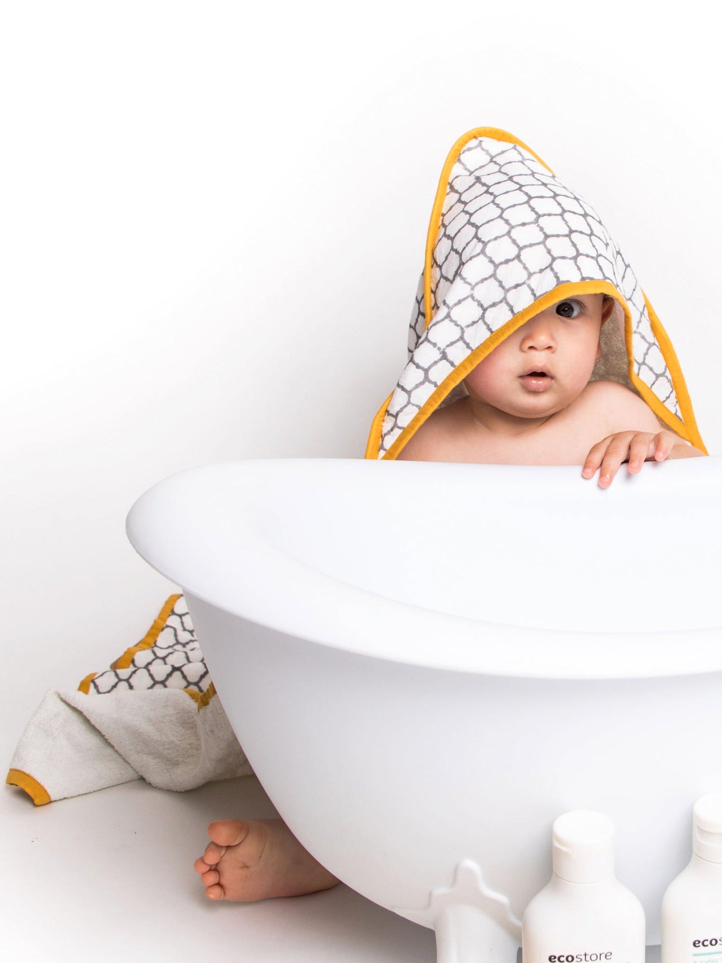 Malabar Baby New Baby Gift Set - Yellow Mustard and Grey