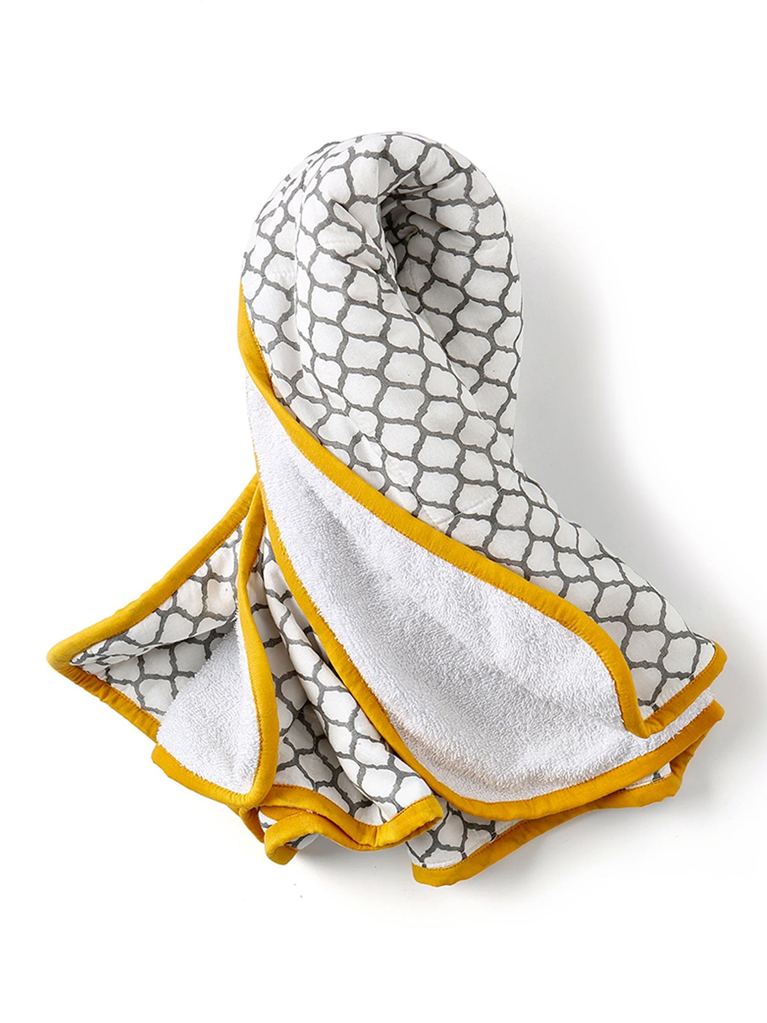 Malabar Baby New Baby Gift Set - Yellow Mustard and Grey