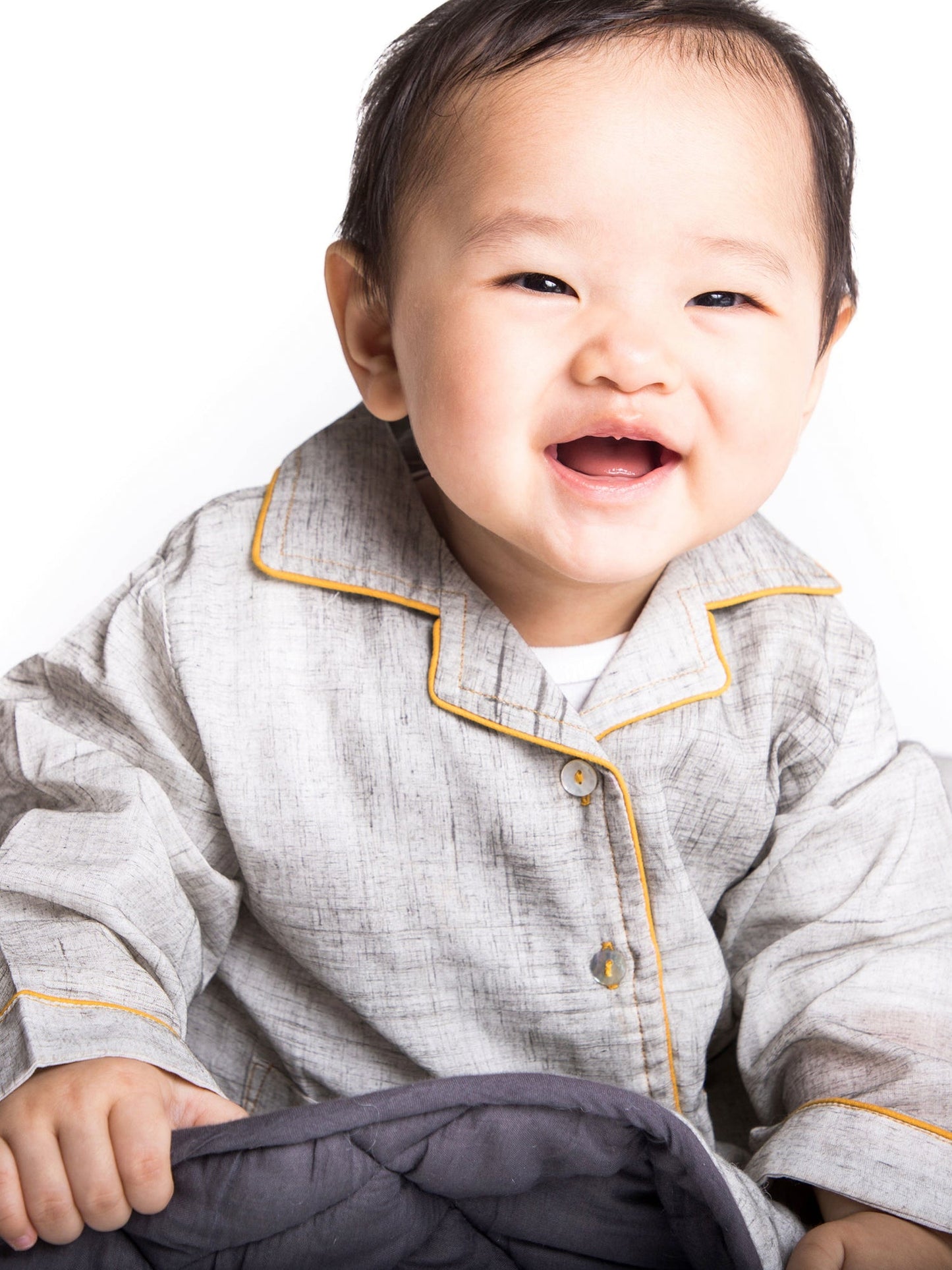 Malabar Baby Children's Loungewear PJ Set - Erawan (Grey)