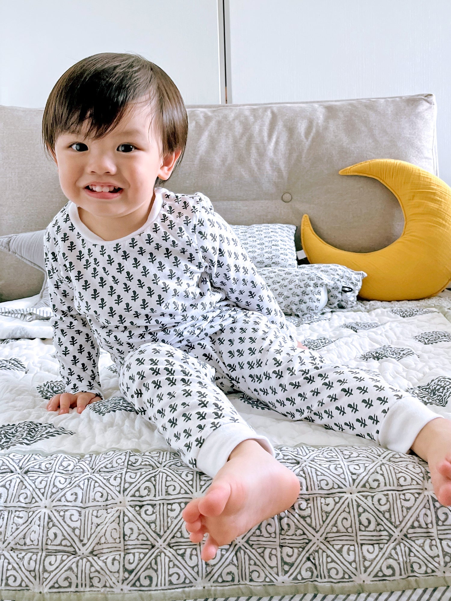 Malabar Baby Toddler & Big Kid Cotton Knit PJ Set (Fort Blue)
