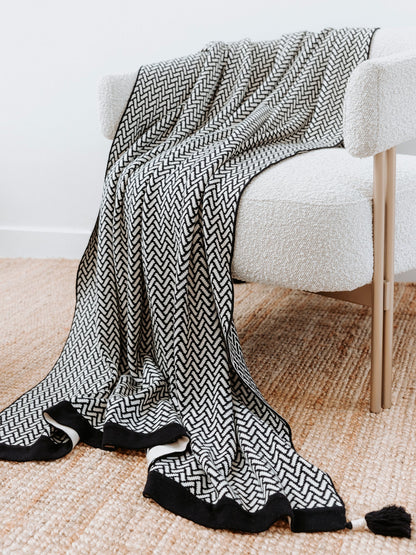 Malabar Baby Organic Knitted Throw Blanket - Personalize!