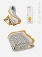 Malabar Baby New Baby Gift Set - Yellow Mustard and Grey