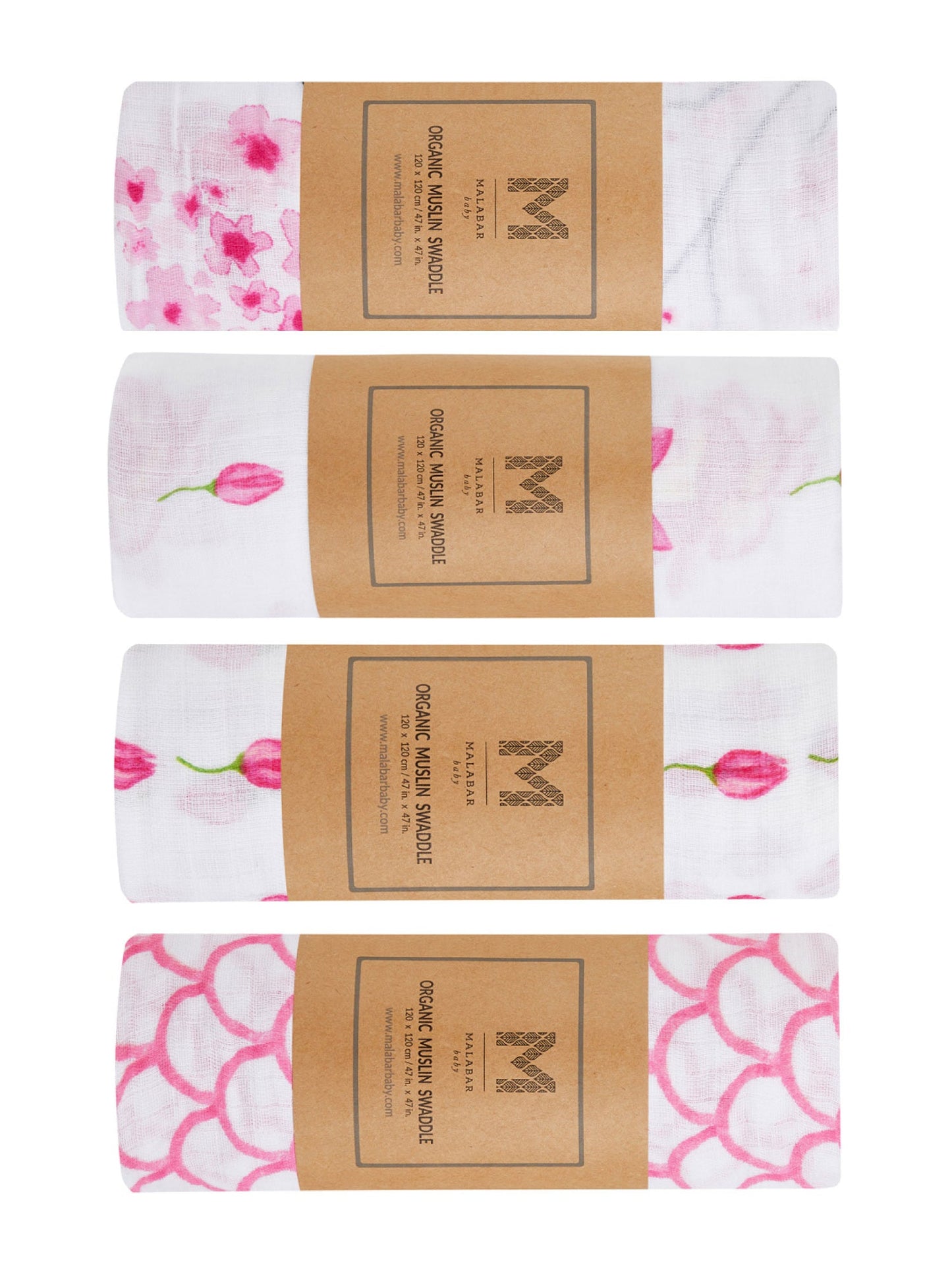 Malabar Baby Organic Cotton Muslin Essential Baby Set