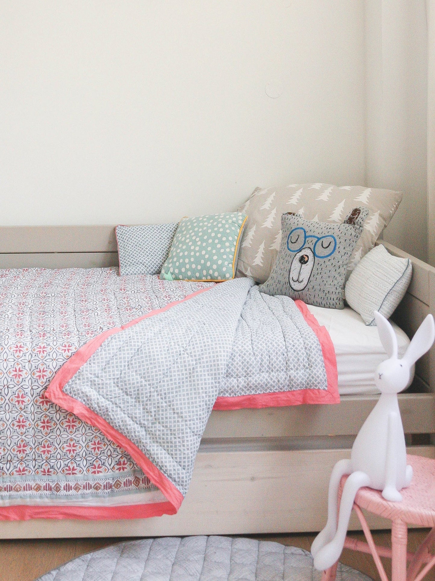 Malabar Baby Seminyak Pink Baby Quilt