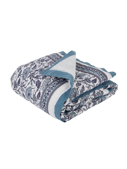 Malabar Baby Provence Blue Cotton Quilt