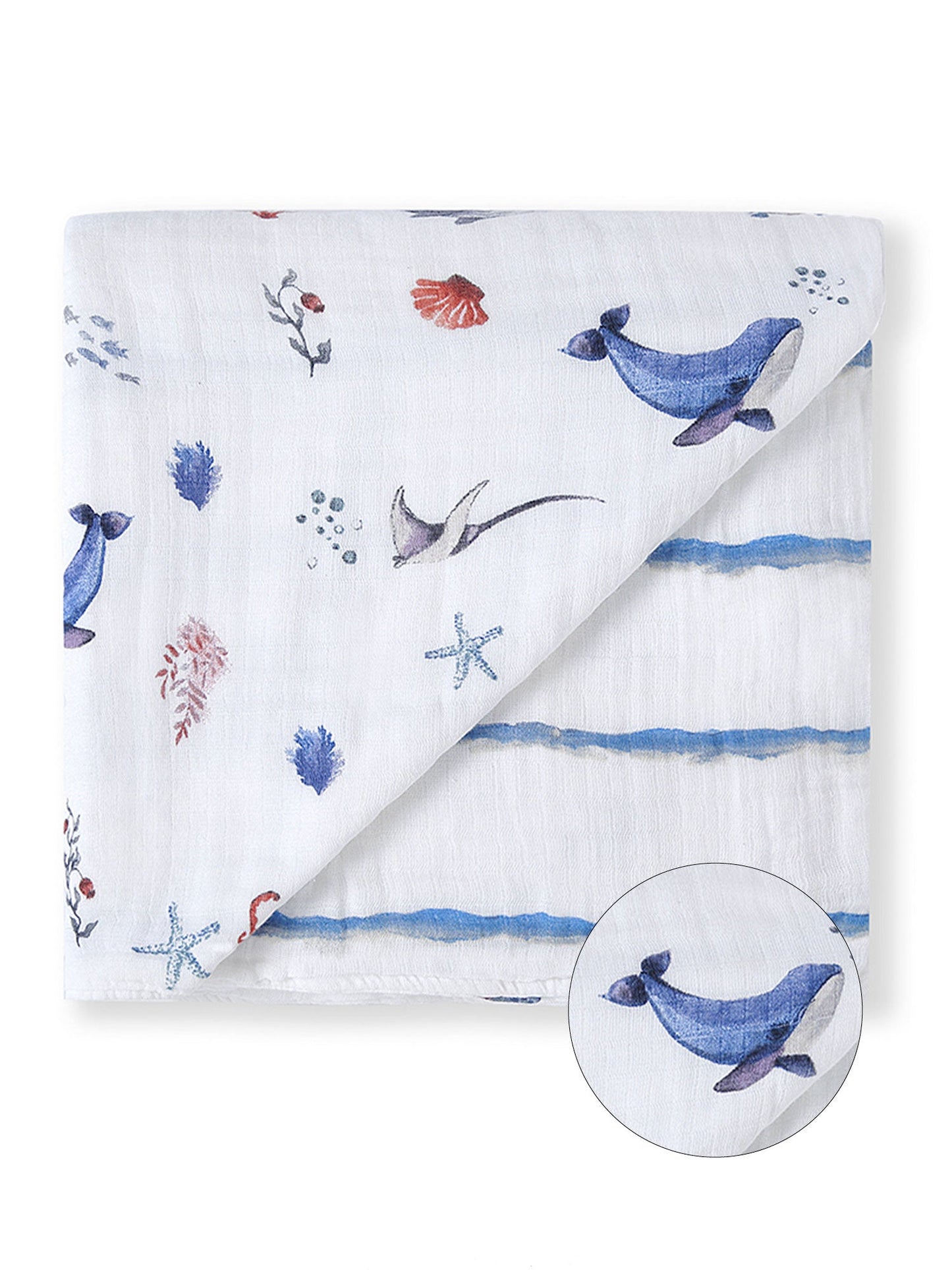 Malabar Baby Organic Snug Blanket - Sardinian Summer