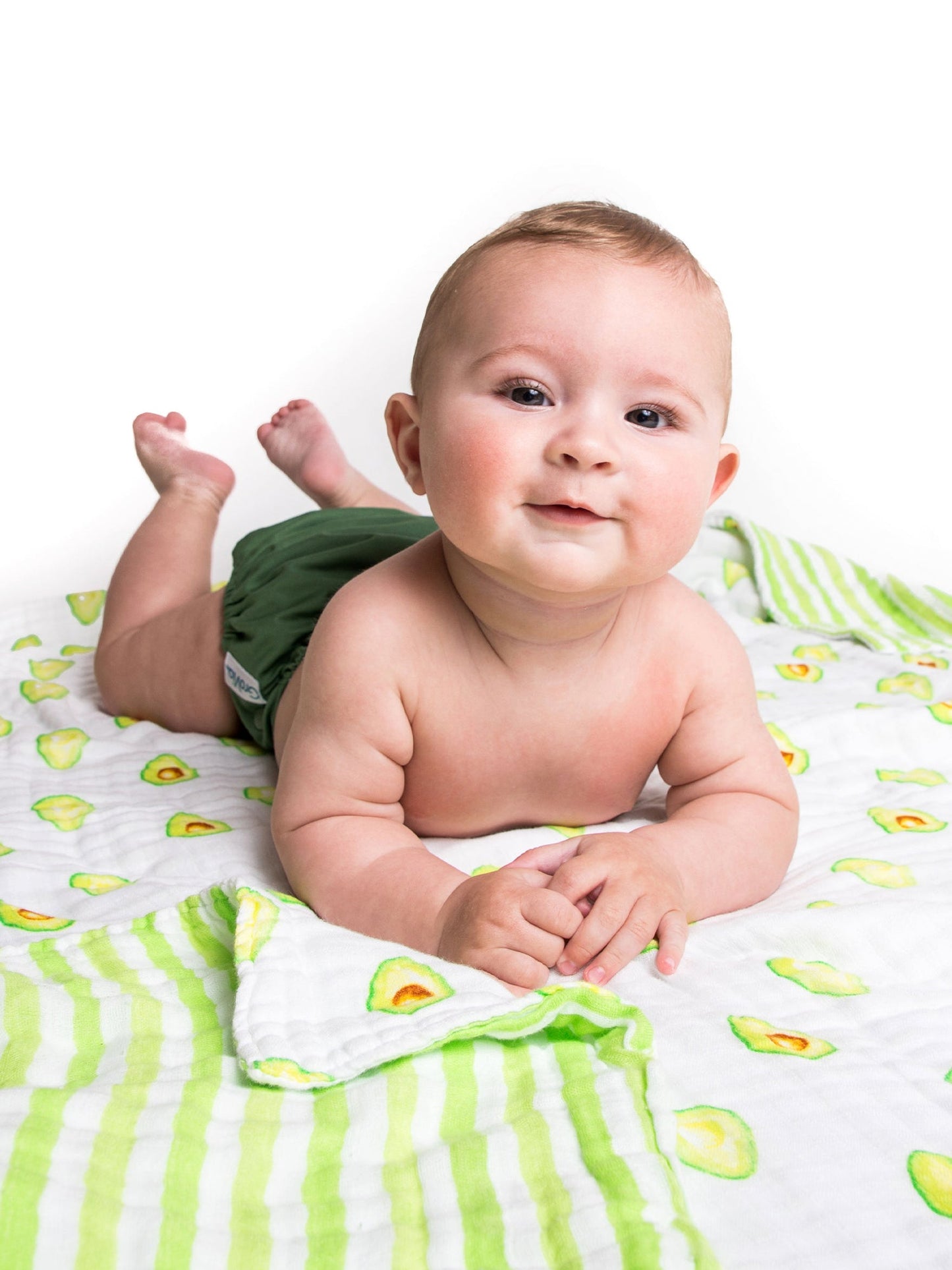 Malabar Baby Organic Snug Blanket - Avocado