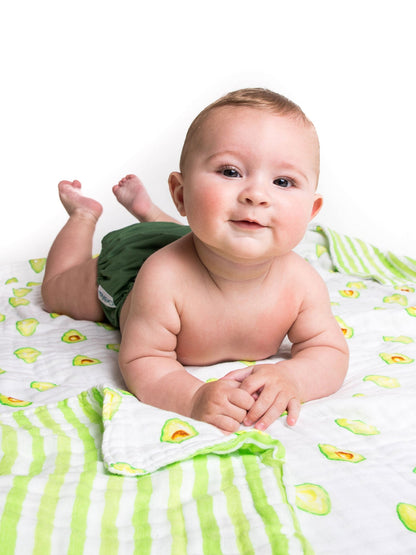 Malabar Baby Organic Snug Blanket - Avocado