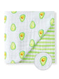 Malabar Baby Organic Snug Blanket - Avocado