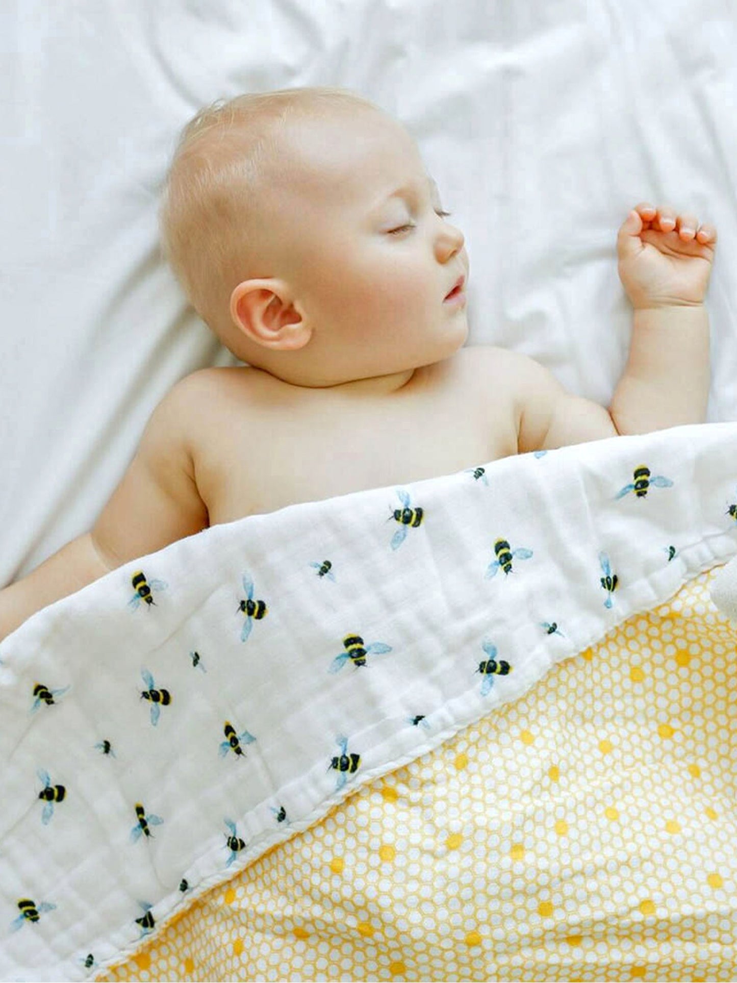 Malabar Baby Organic Snug Blanket - Bees