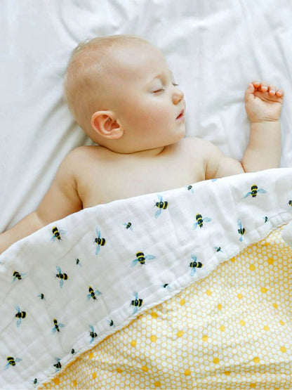 Malabar Baby Organic Snug Blanket - Bees