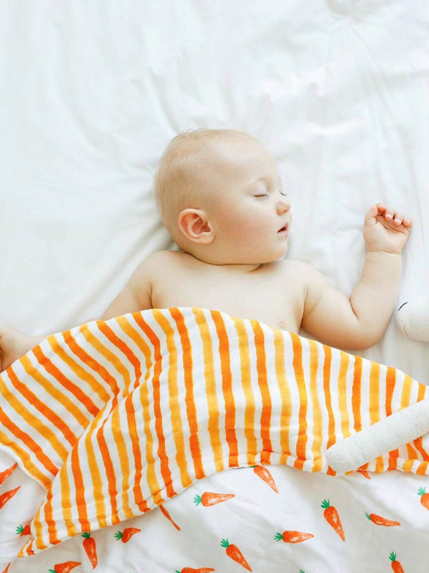Malabar Baby Organic Snug Blanket - Carrots