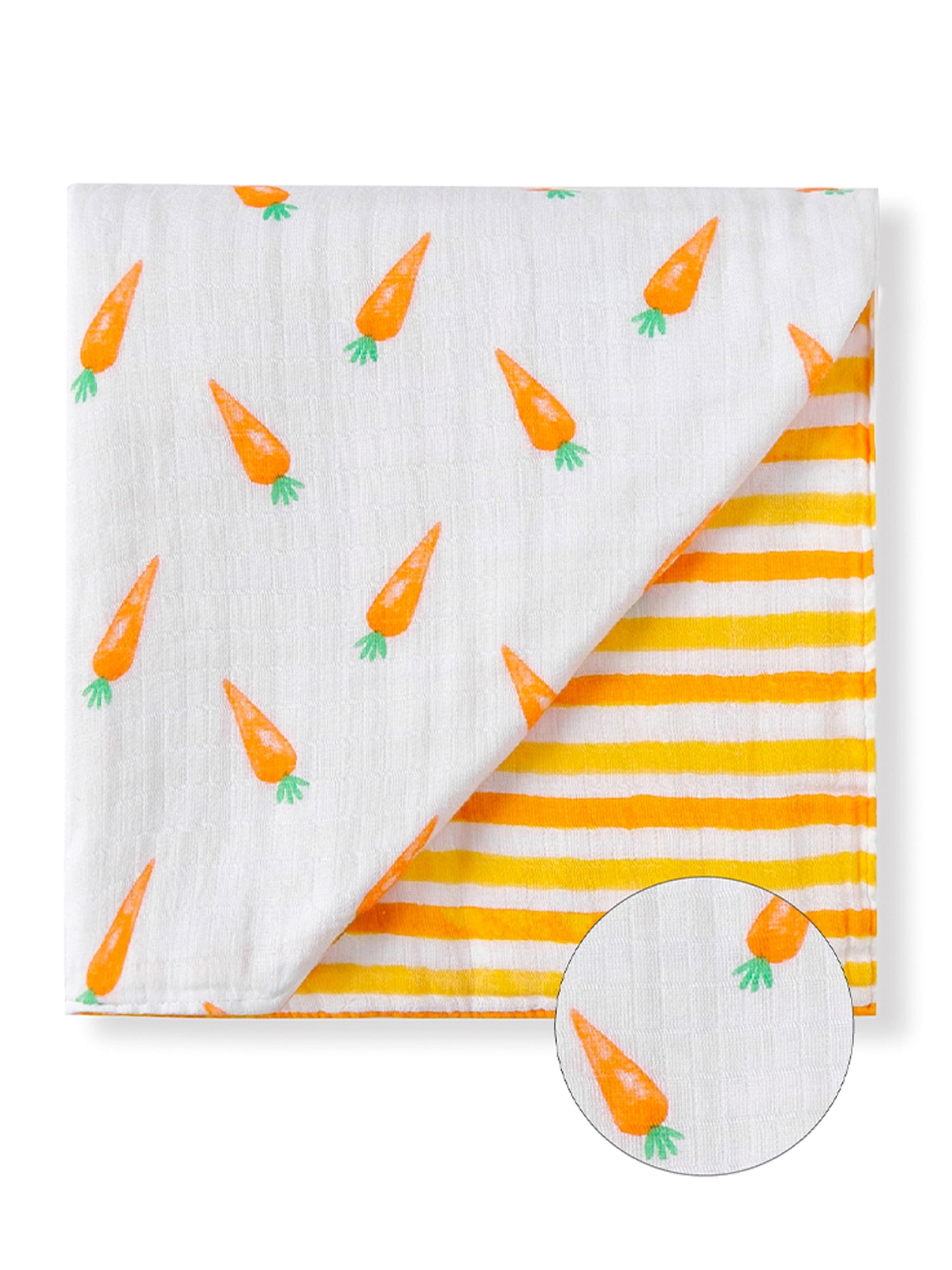 Malabar Baby Organic Snug Blanket - Carrots